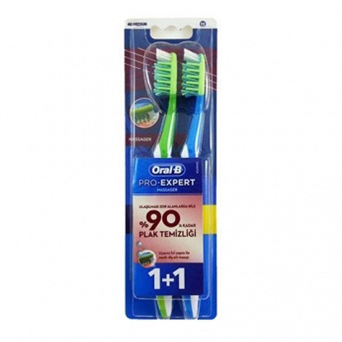 Oral-B Diş Fırçası Pro-Expert Massager 40 Medium İkili - Oral-b