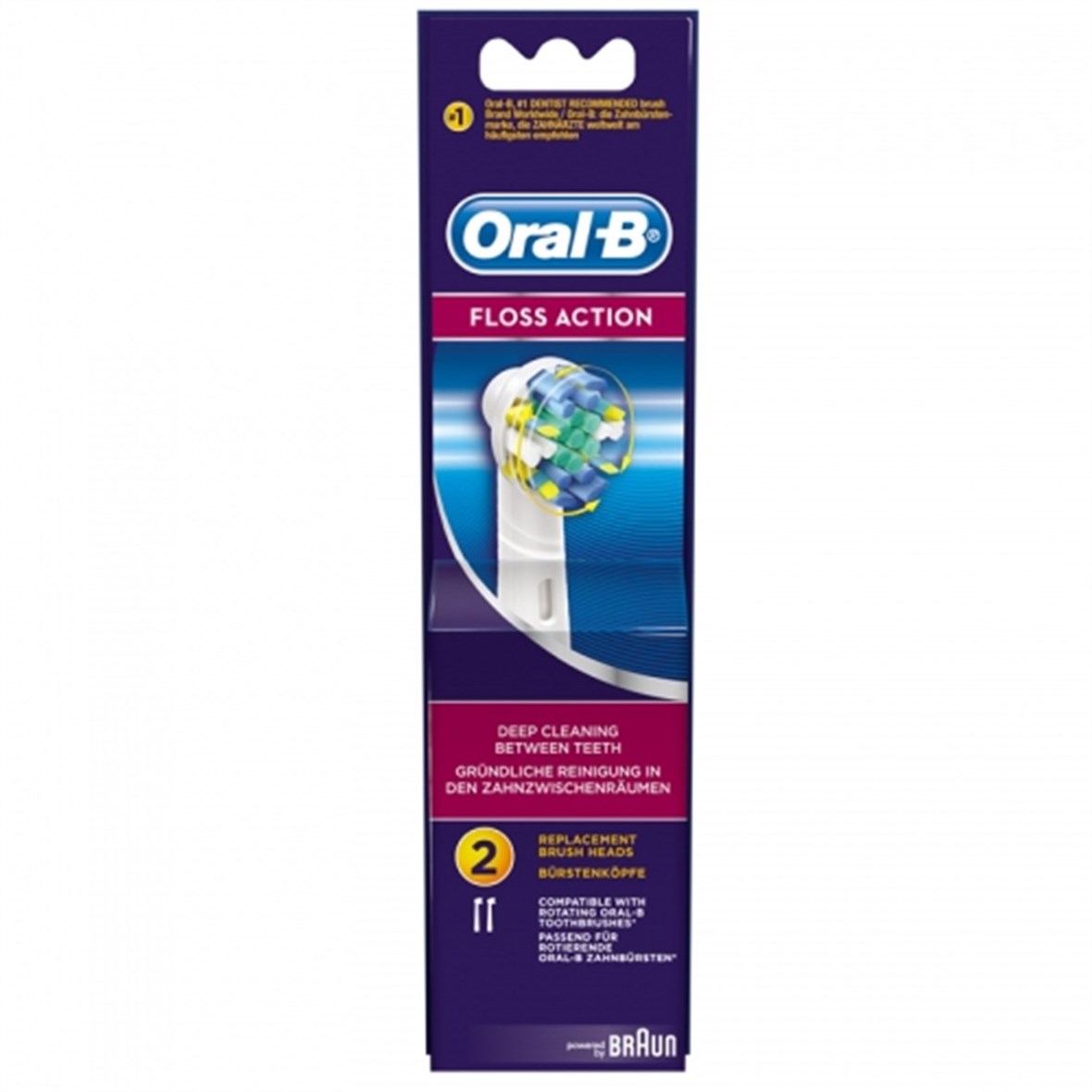 Oral-b Floss Action Diş Fırçası Yedek Başlığı 2 Adet - Oral-b
