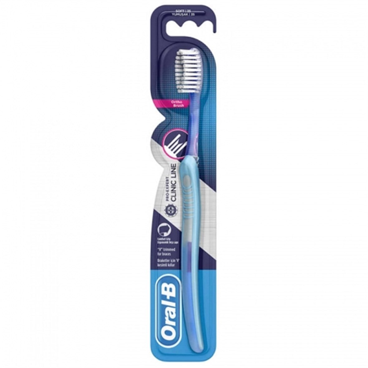 Oral B Pro-Expert Clinic Line Ortho Brush Ortodontik Diş Fırçası - Oral-b