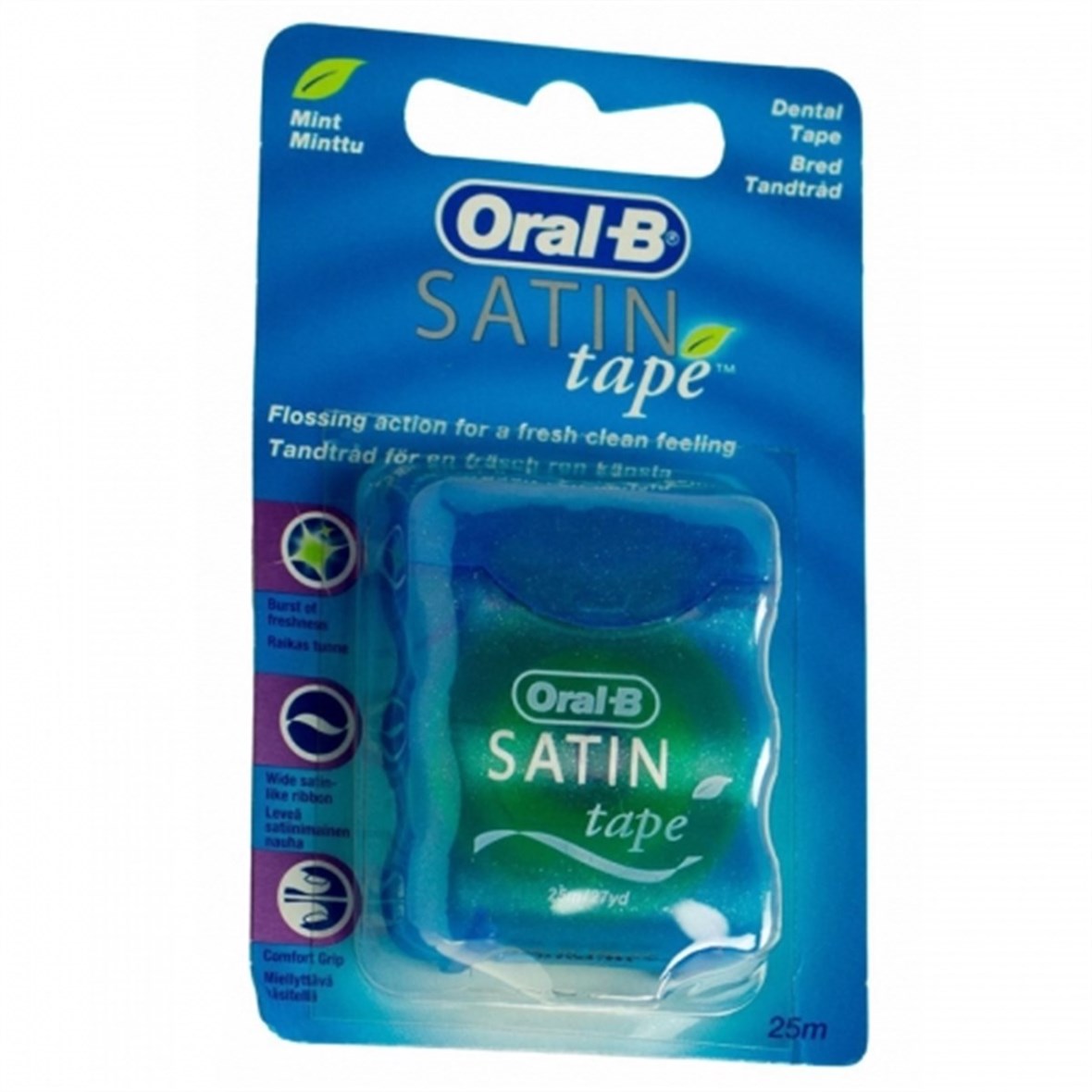 Oral B Satin Tape Ferahlık ve Temizlik Hissi Veren Diş İpi 25m - Oral-b
