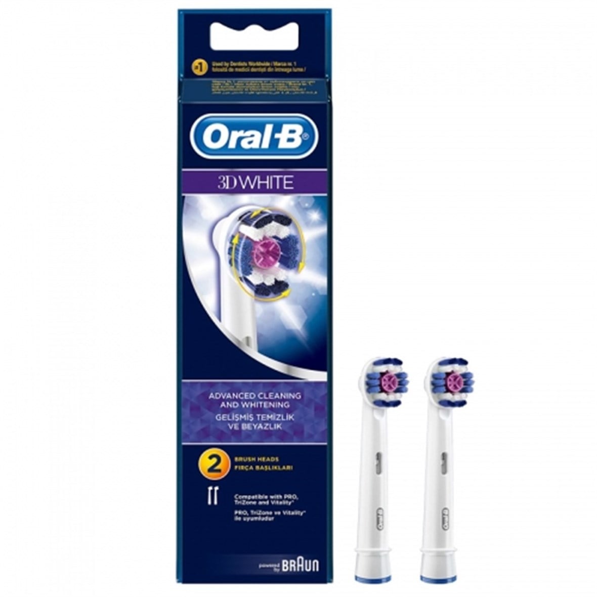 Oral-b White Diş Fırçası Yedek Başlığı 2 Adet - Oral-b