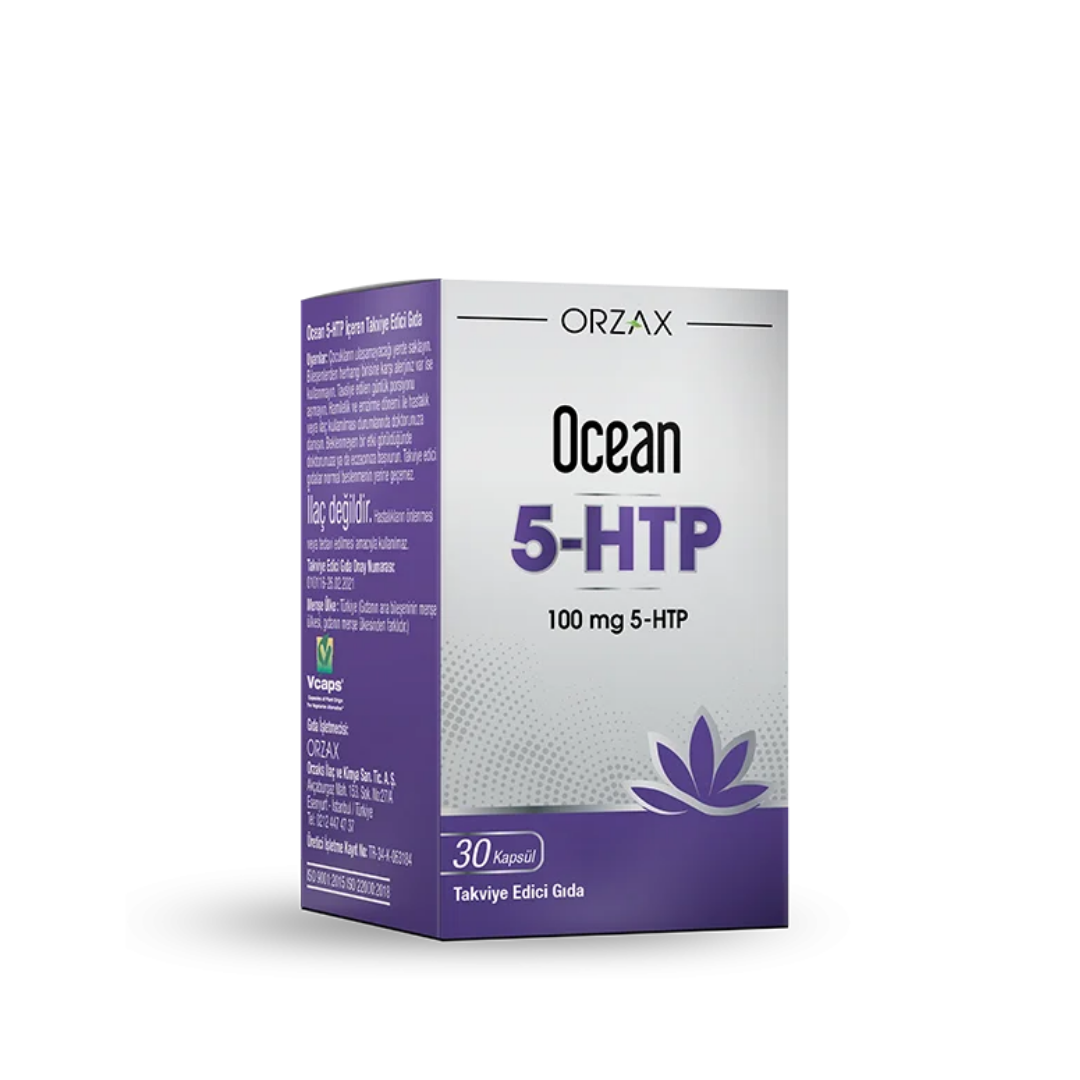 Orzax Ocean 5-HTP Takviye Edici Gıda 30 Kapsül - Orzax