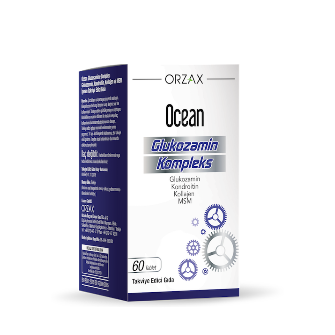 Orzax Ocean Glukozamin Kompleks 60 Tablet - Orzax