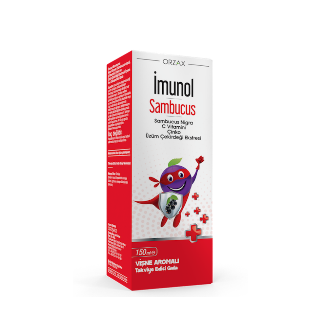 Orzax Ocean İmunol Sambucus Şurup 150 ml - Orzax