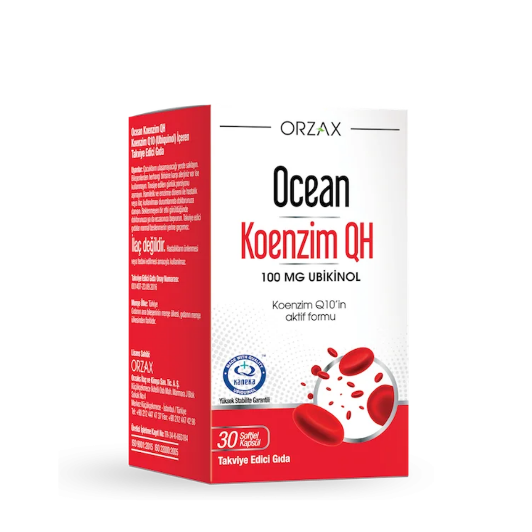 Orzax Ocean Koenzim QH 30 Kapsül - Orzax
