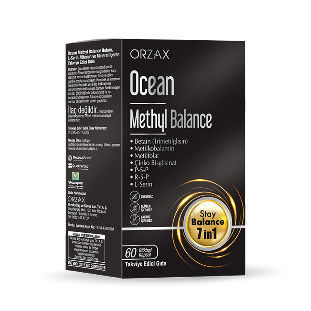 Orzax Ocean Methyl Balance Takviye Edici Gıda 60 Kapsül - Orzax
