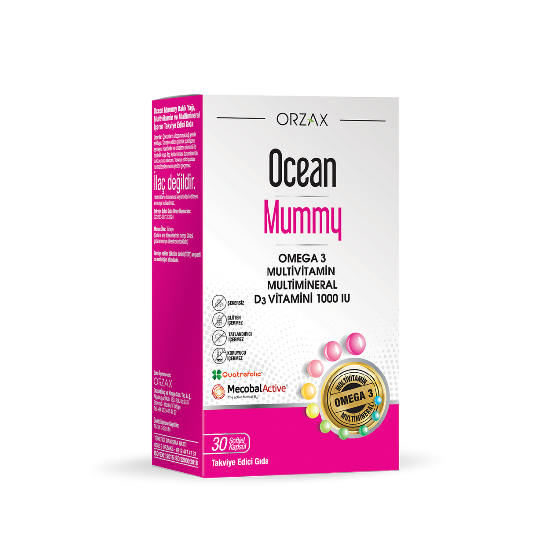 Orzax Ocean Mummy 30 Kapsül - Orzax