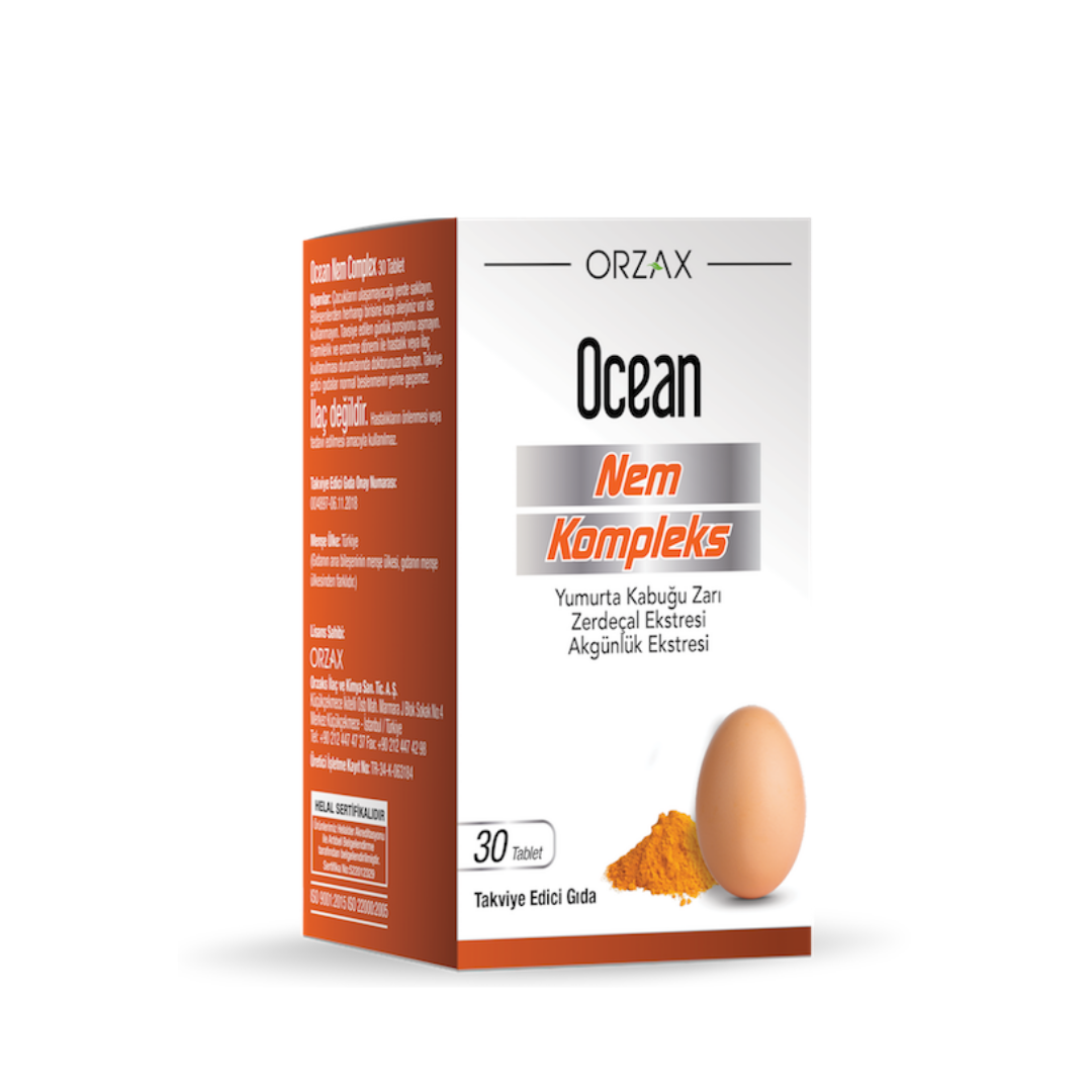 Orzax Ocean Nem Complex Takviye Edici Gıda 30 Tablet - Orzax