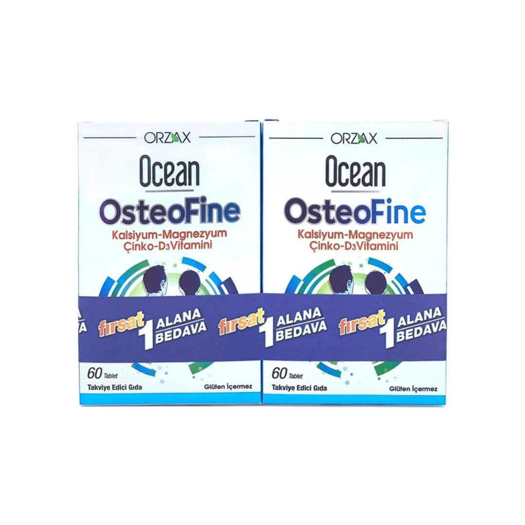 Orzax Ocean OsteoFine Takviye Edici Gıda 60 Tablet 1 Alana 1 Bedeva - Orzax