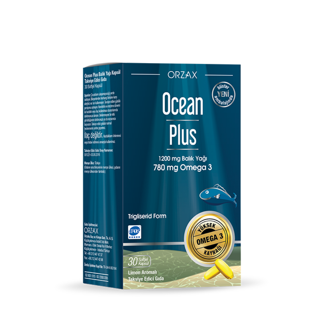 Orzax Ocean Plus 30 Kapsül - Orzax