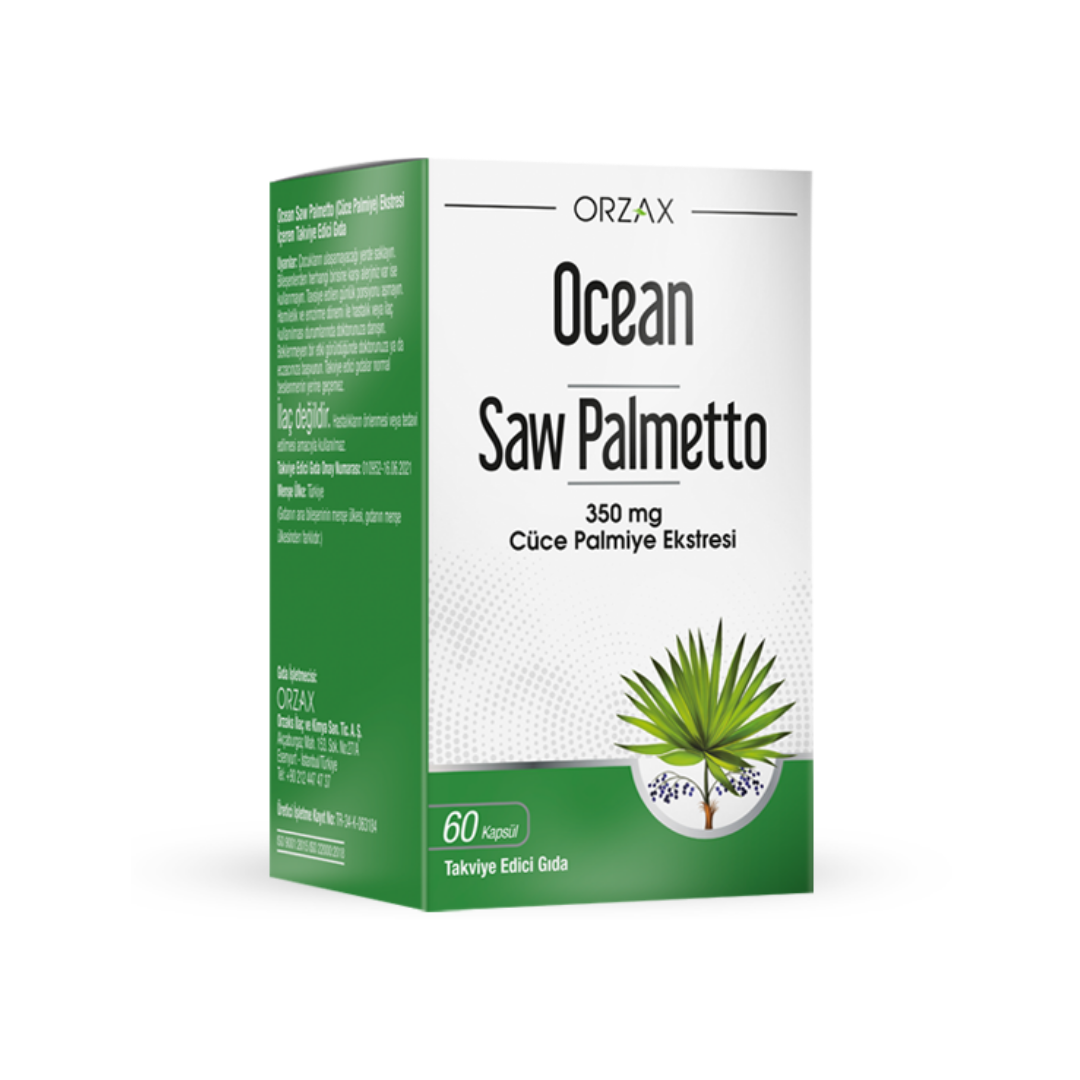 Orzax Ocean Saw Palmetto 60 Kapsül - Orzax