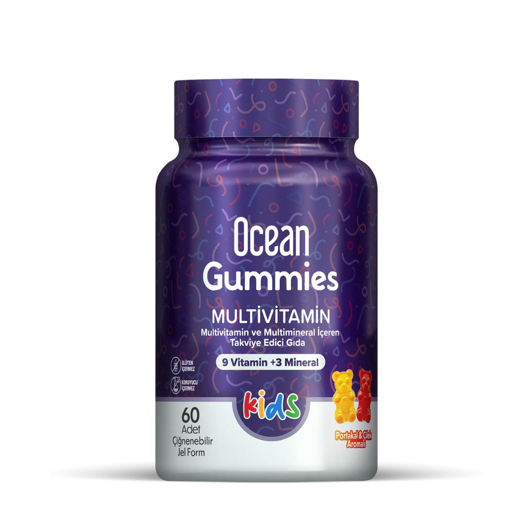 Orzax Ocean Smart Gumies Multivitamin Meyve Sulu Jel 64 Adet - Orzax