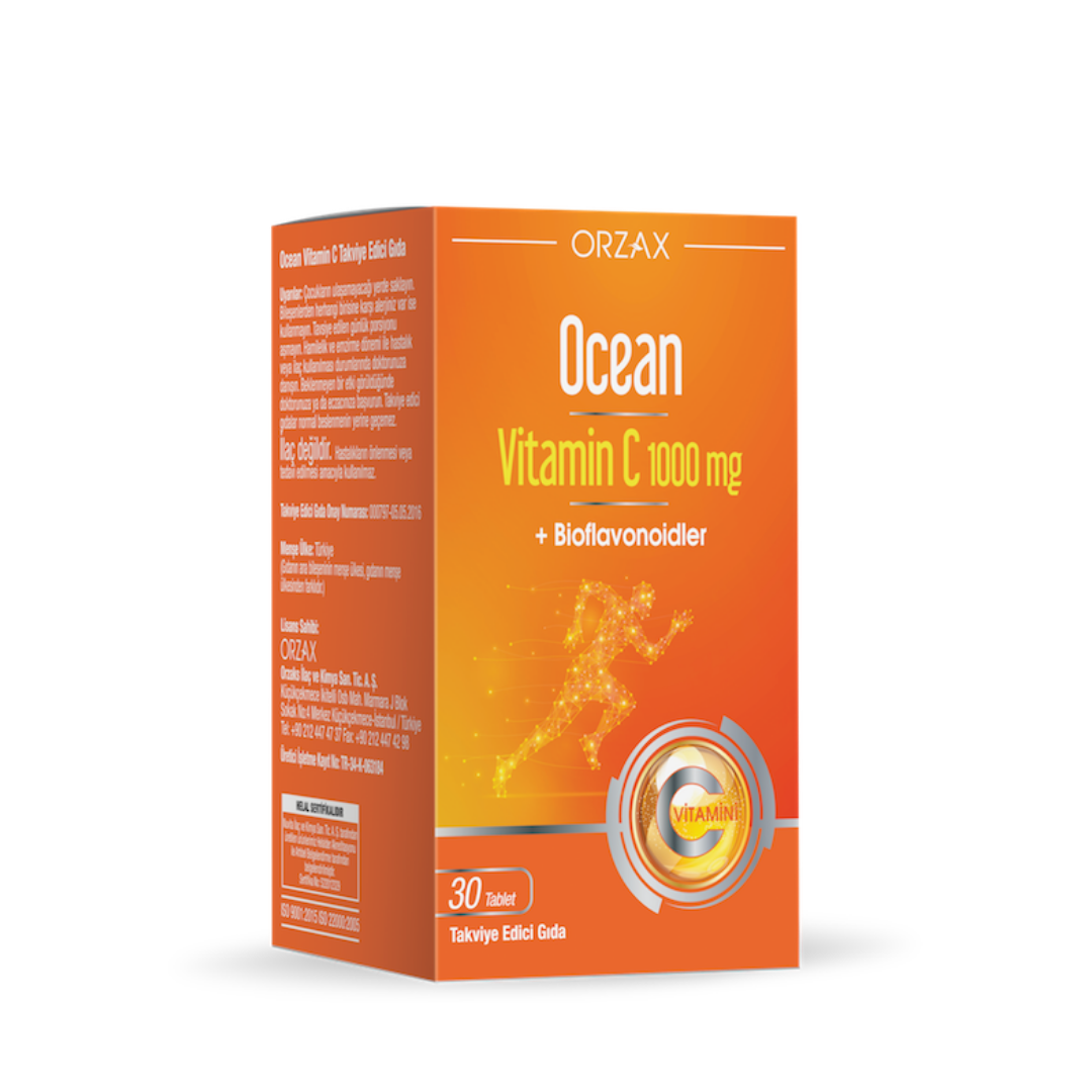 Orzax Ocean Vitamin C 30 Tablet - Orzax