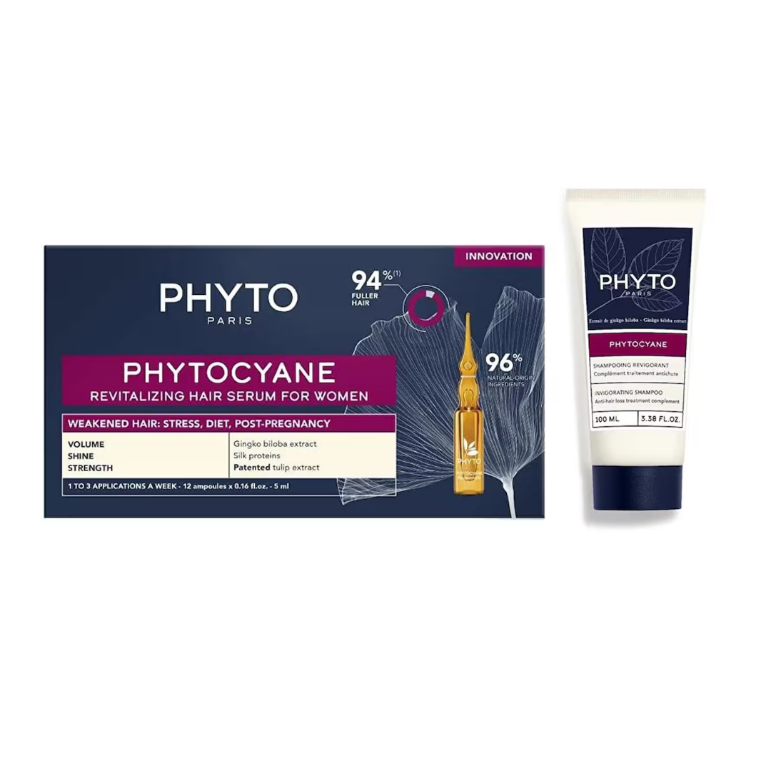 Phyto Phytocyane Kadın Dökülme Serum ve Şampuan Seti - Phyto