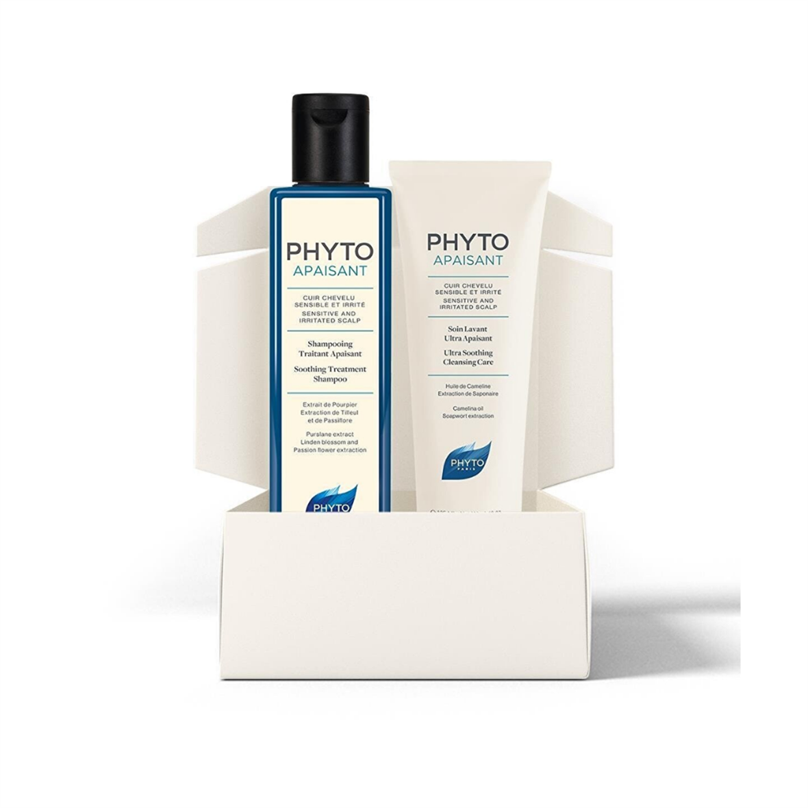 Phytoapaisant Shampoo Yıpranmış Saç Derisini Rahatlatmaya Yardımcı Şampuan + Care Cream İkili Set - Phyto Saç Bakım