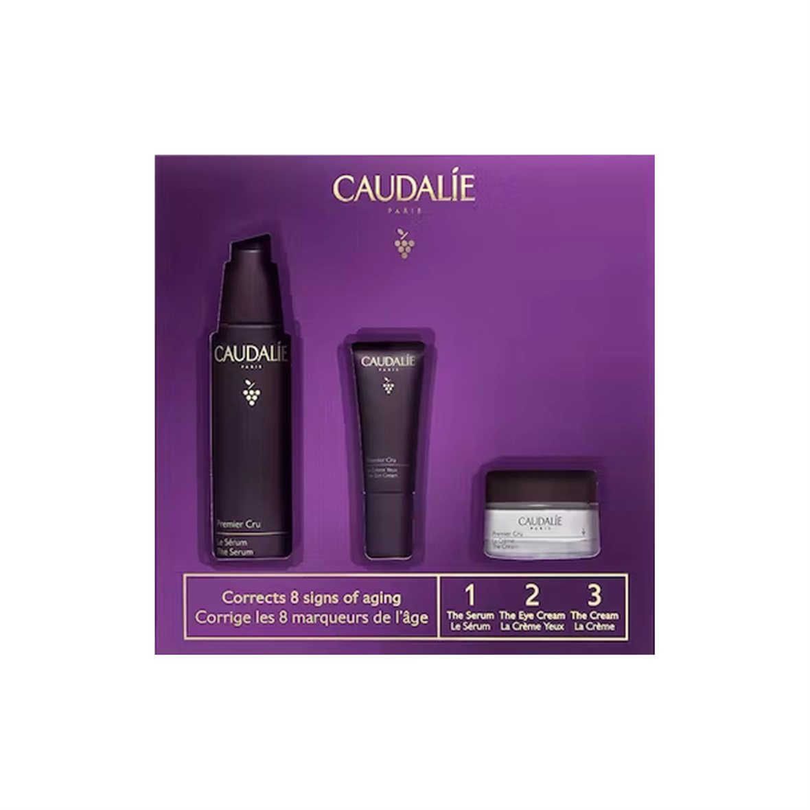 Premier Cru Yaşlanma Karşıtı Bakım Seti - Caudalie