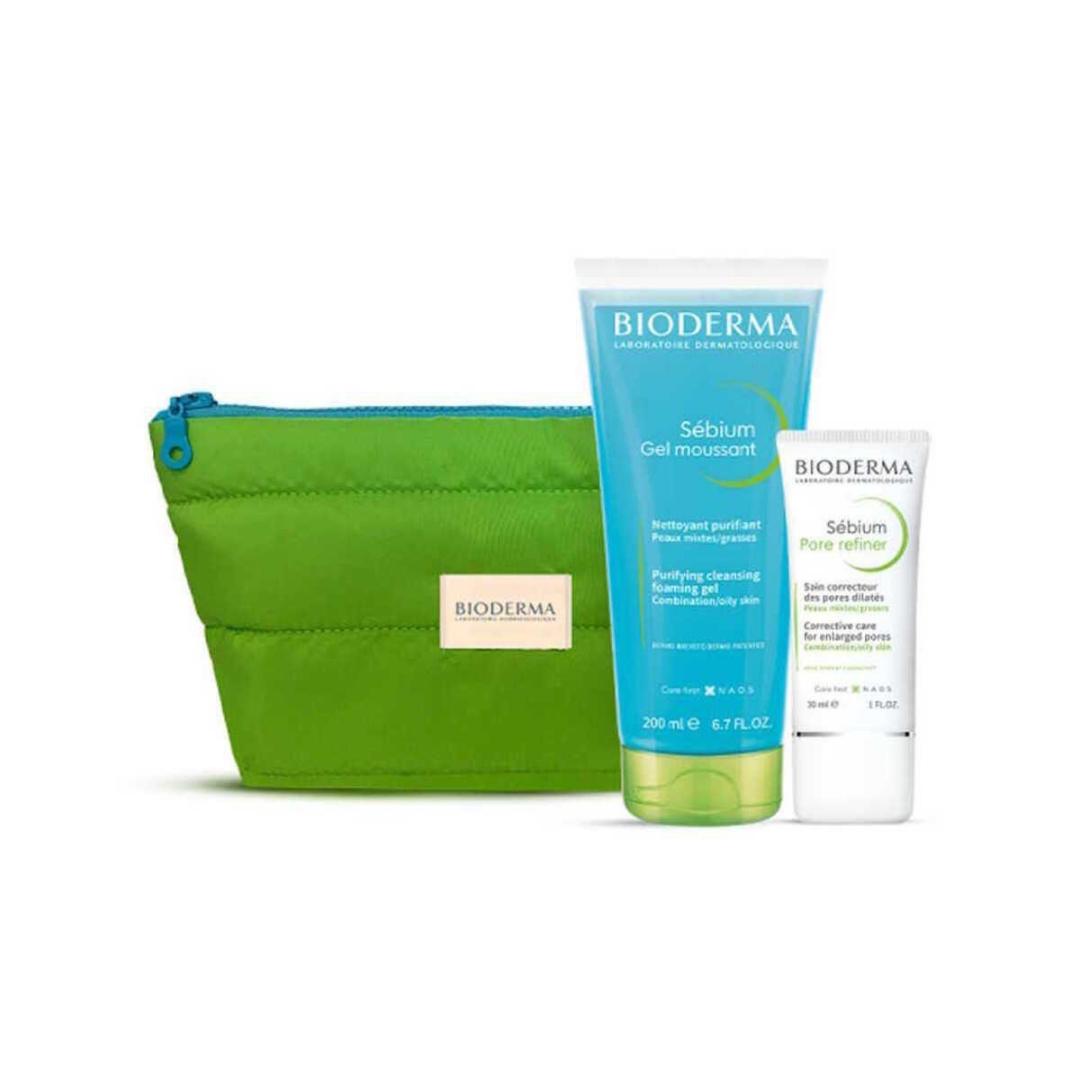 Sebium Gözenek Karşıtı Bakım Kiti Çanta Hediyeli - Bioderma