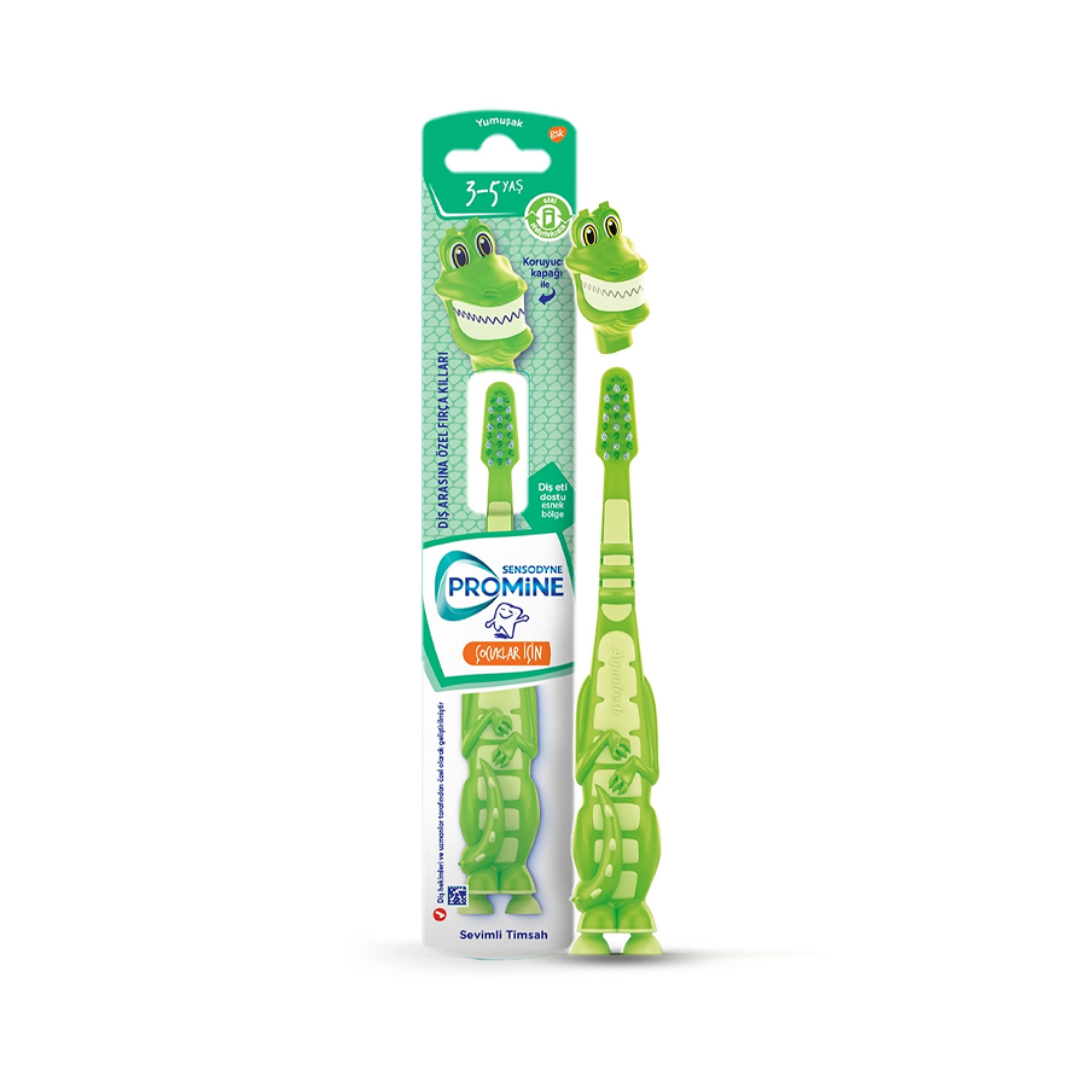 Sensodyne Promine Çocuklar İçin Yumuşak Diş Fırçası Sevimli Timsah - Sensodyne
