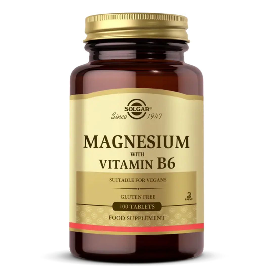 Solgar Magnesium with Vitamin B6 100 Tablet - Solgar