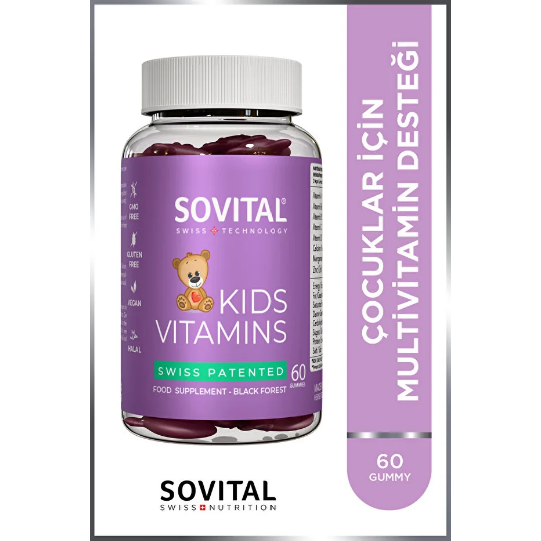 Sovital Kids Vitamins 60 Gummies - Sovital
