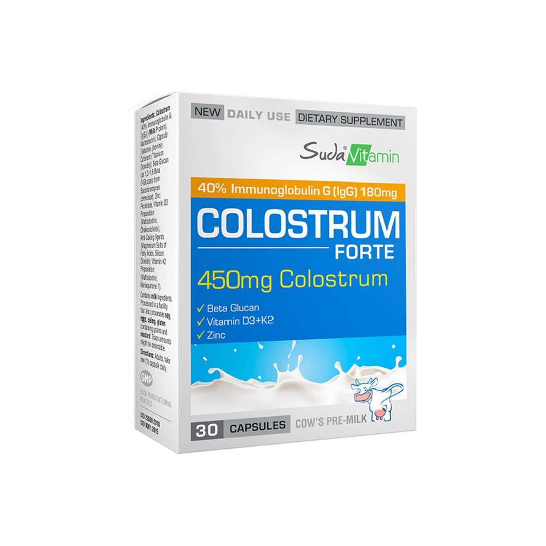 Suda Vitamin Colostrum Forte 450 mg 30 Kapsül - Suda Vitamin