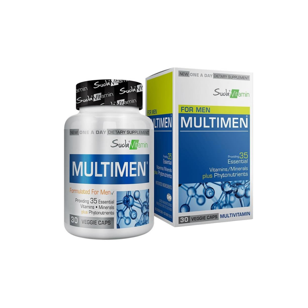 Suda Vitamin For Men Multimen 30 Bitkisel Kapsül - Suda Vitamin