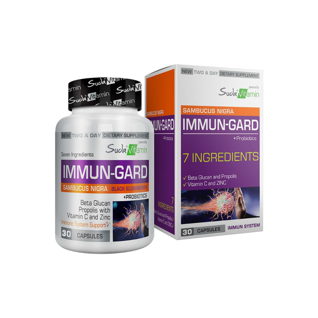 Suda Vitamin Immun-Gard Takviye Edici Gıda 30 Kapsül - Suda Vitamin