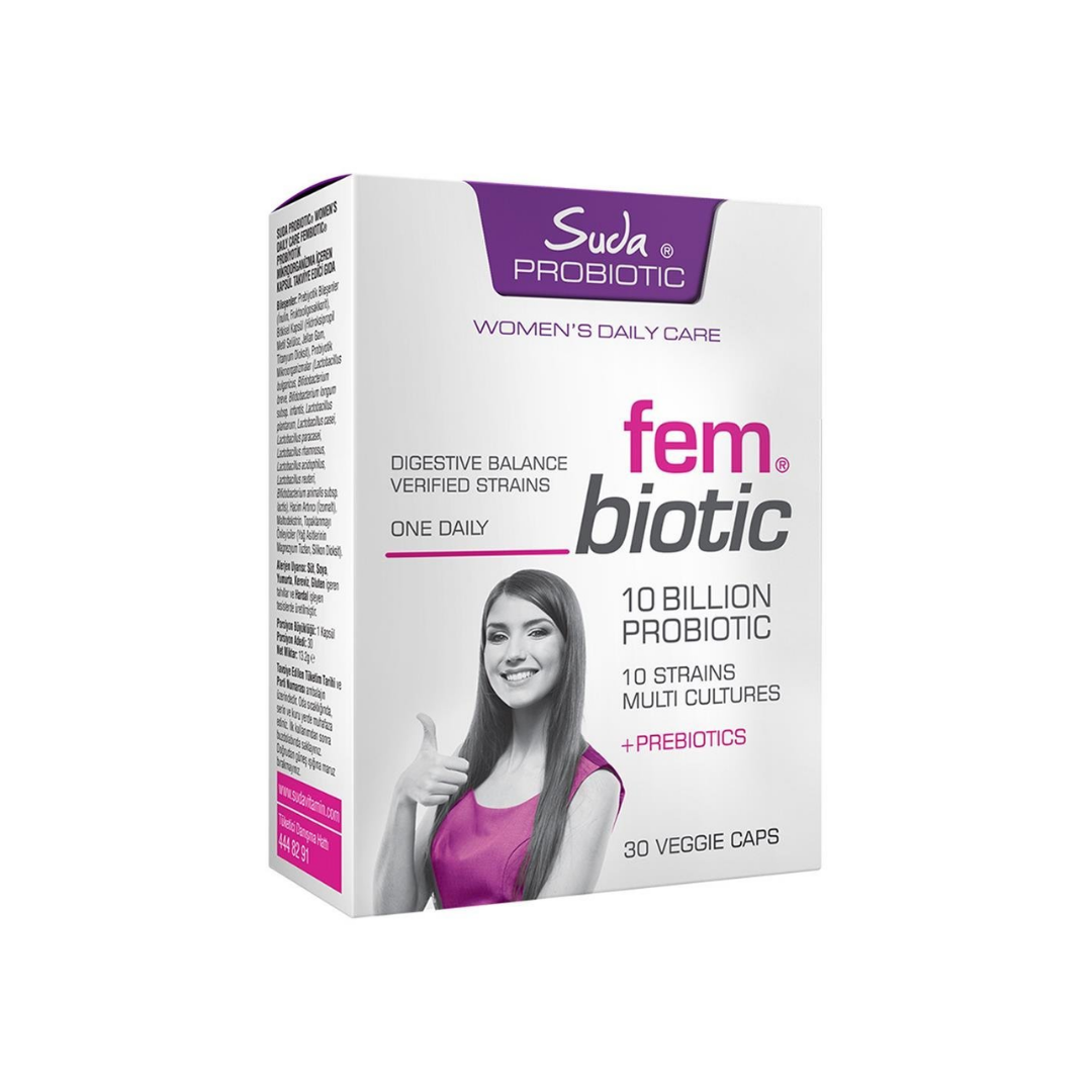 Suda Vitamin Probiotic Womens Daily Care Probiotics 30 Kapsül - Suda Vitamin