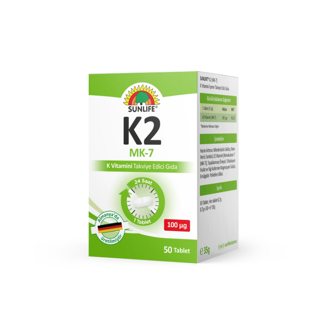Sunlife Vitamin K2 50 Tablet - Sunlife