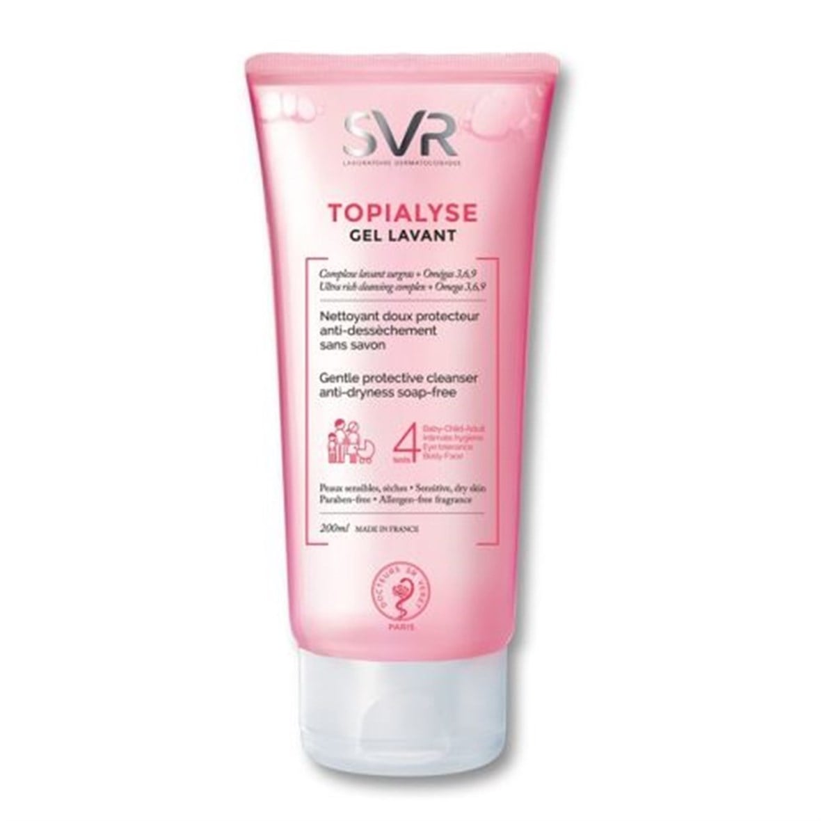 SVR Topialyse Gel Lavant 200ml - SVR