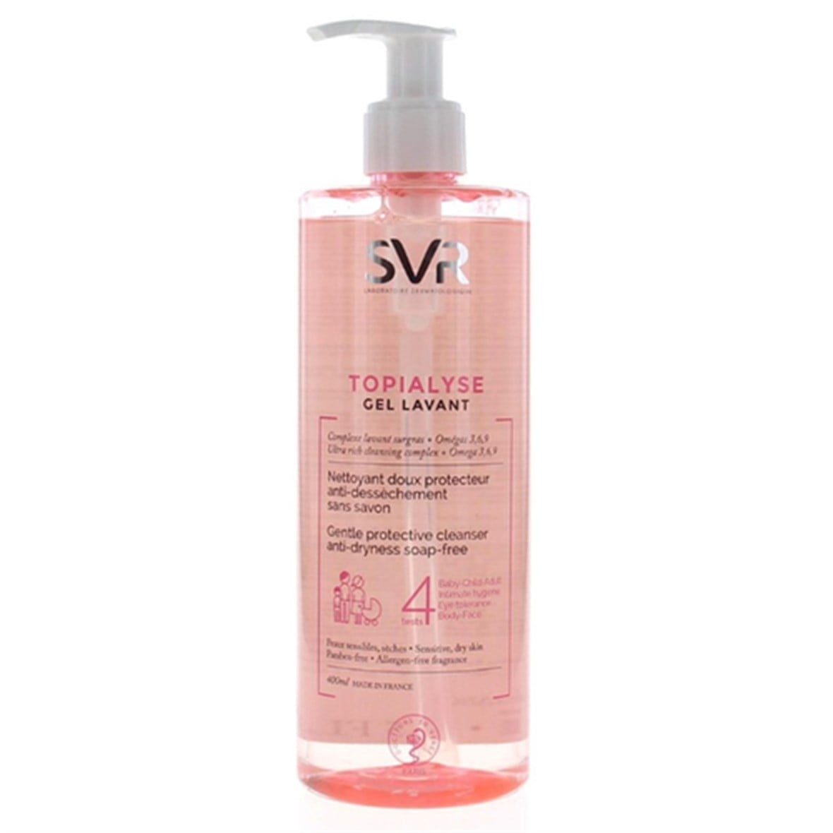 SVR Topialyse Gel Lavant 400ml - SVR