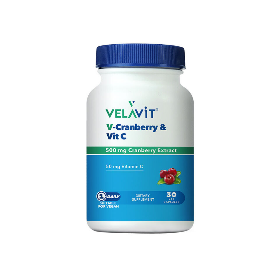 Velavit Turna Yemişi ve C Vitamini İçeren Takviye Edici Gıda 30 Kapsül - velavit