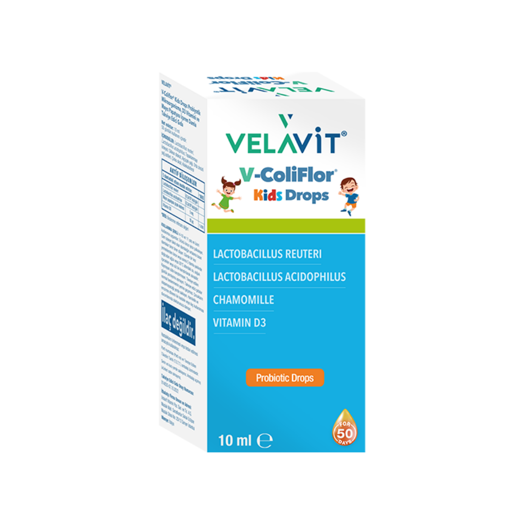 Velavit V-ColiFlor Kids Drops 10 ml - Velavit