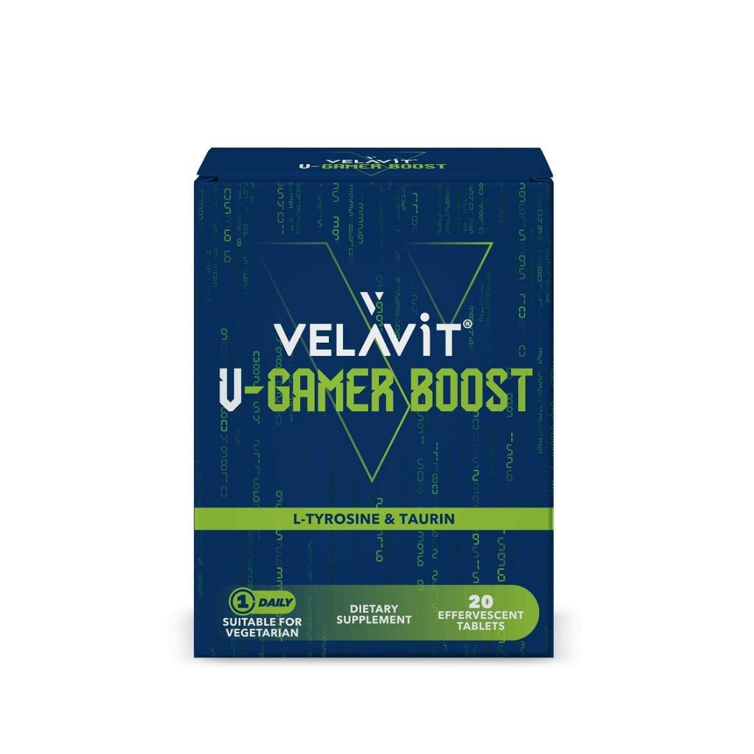Velavit V-Gamer Boost 20 Efervesan Tablet - Velavit