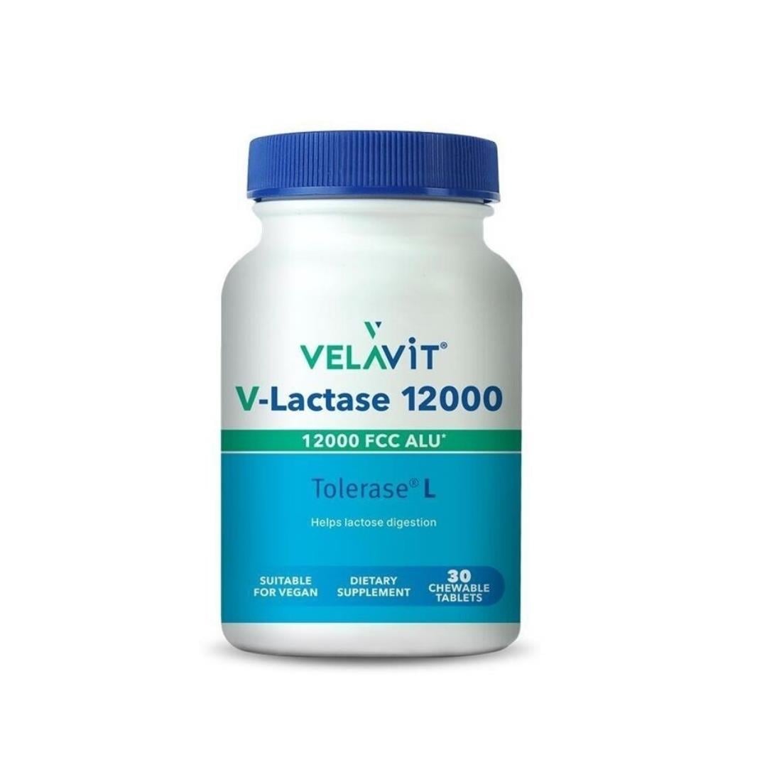 Velavit V Lactase 12000 30 Tablet - Velavit