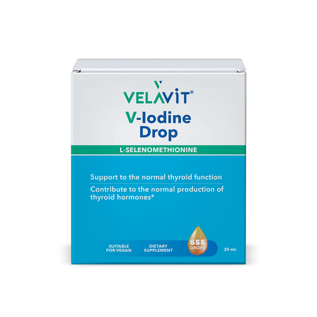 Velavit V-lodine Drop İyot ve Selenyum İçeren Takviye Edici Gıda 25 ml - Velavit