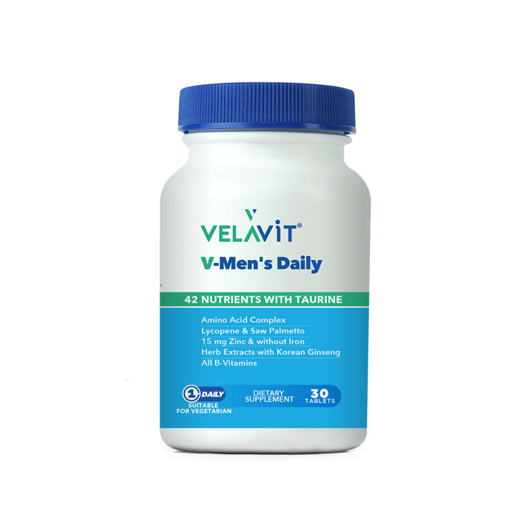 Velavit V-Mens Daily Takviye Edici Gıda 30 Tablet - velavit