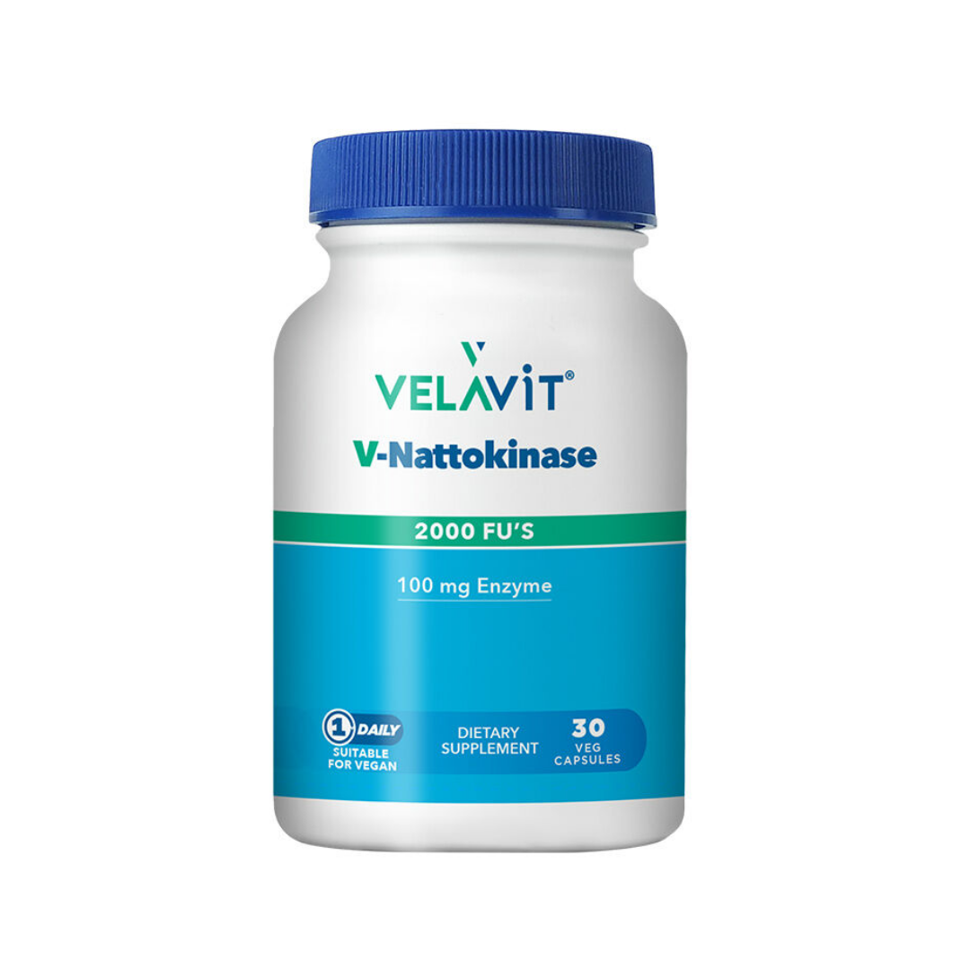 Velavit V-Nattokinase Takviye Edici Gıda 30 Kapsül - Velavit