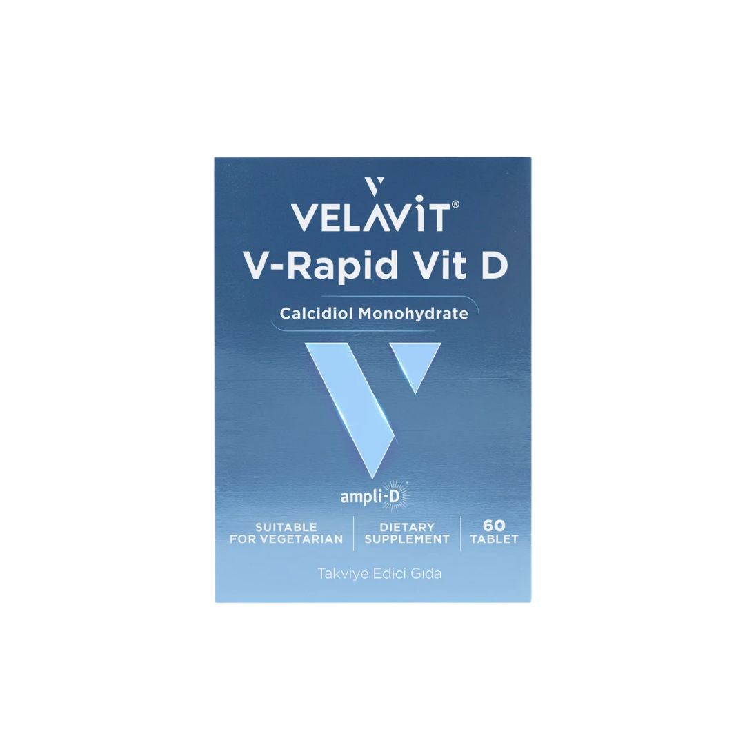 Velavit V-Rapid Vit D Takviye Edici Gıda 60 Tablet - Velavit