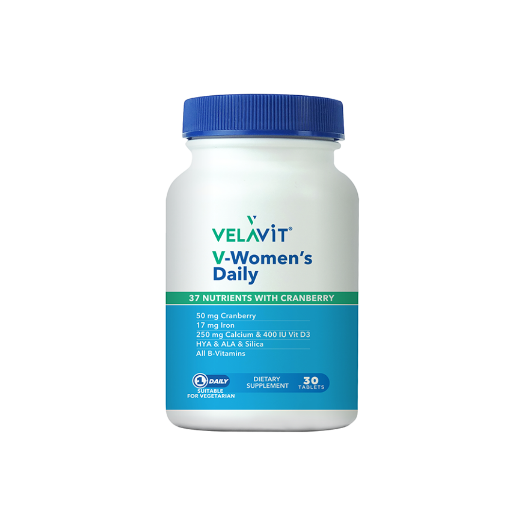 Velavit V-Womens Daily Takviye Edici Gıda 30 Tablet - velavit
