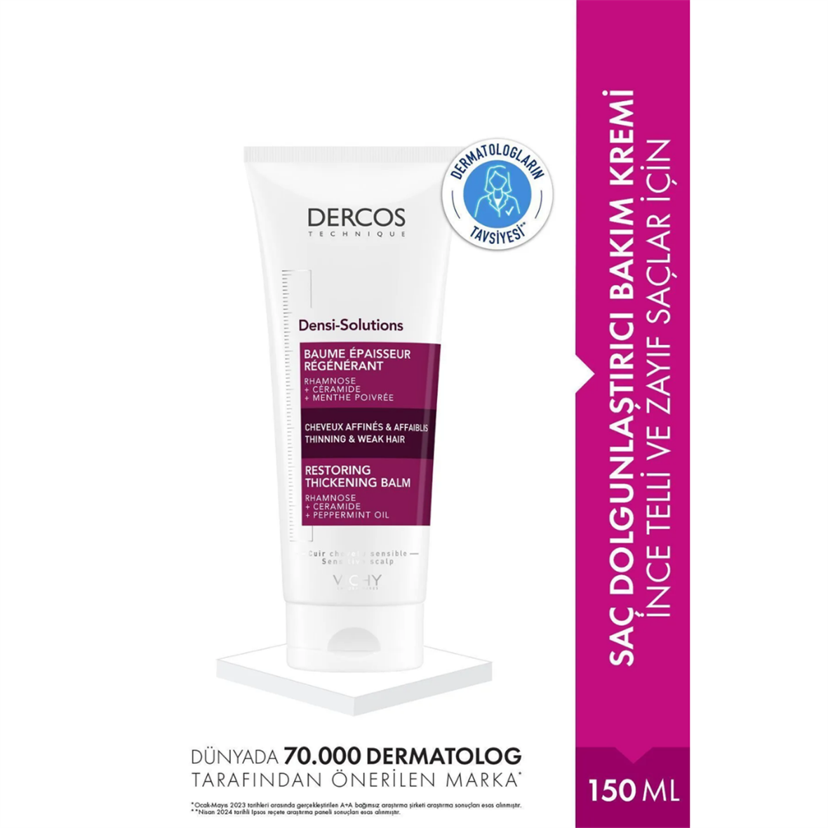 Vichy Dercos Densi Solutions Dolgunlaştırıcı Saç Kremi 200 ml - Vichy