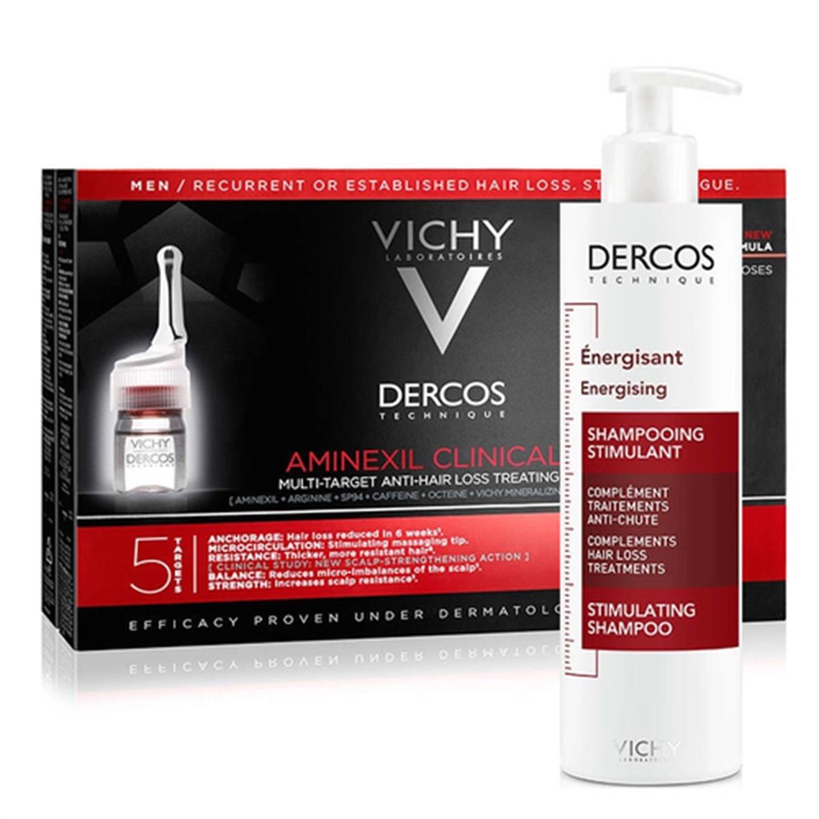 Vichy Dercos Dökülme Karşıtı Erkek Saç Bakım Seti - Vichy