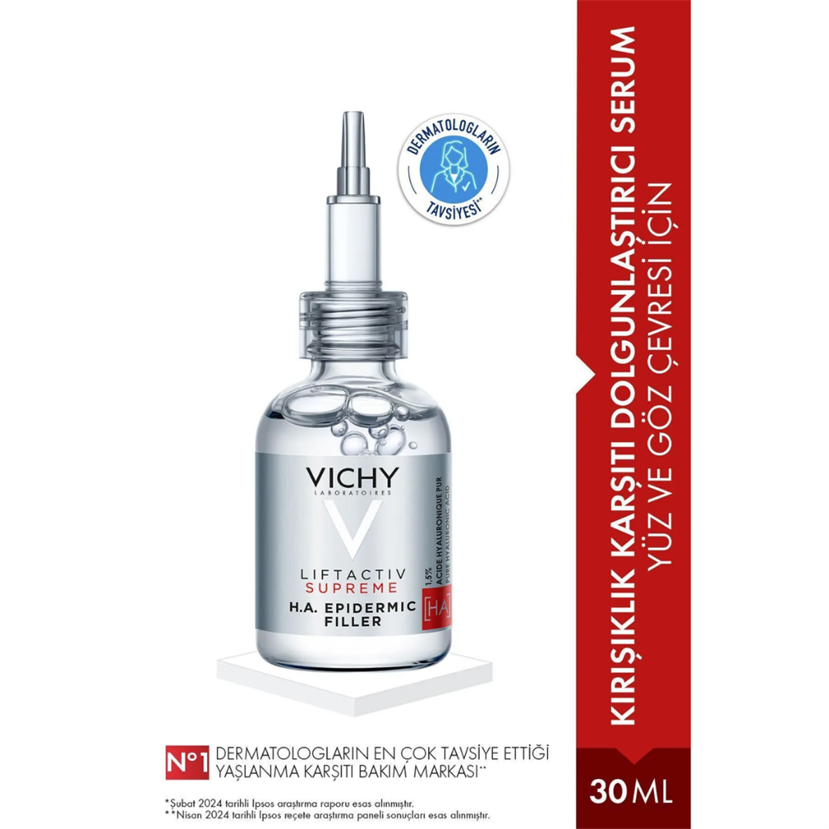 Vichy Liftactiv H.A Epidermic Filler Kırışıklık Karşıtı Dolgunlaştırıcı Serum 30 ml - Vichy