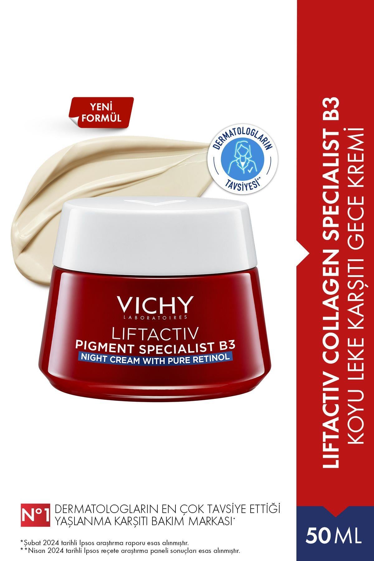 Vichy Liftactive Pigment Specialist B3 Koyu Leke Karşıtı Gece Kremi 50 ml - Vichy