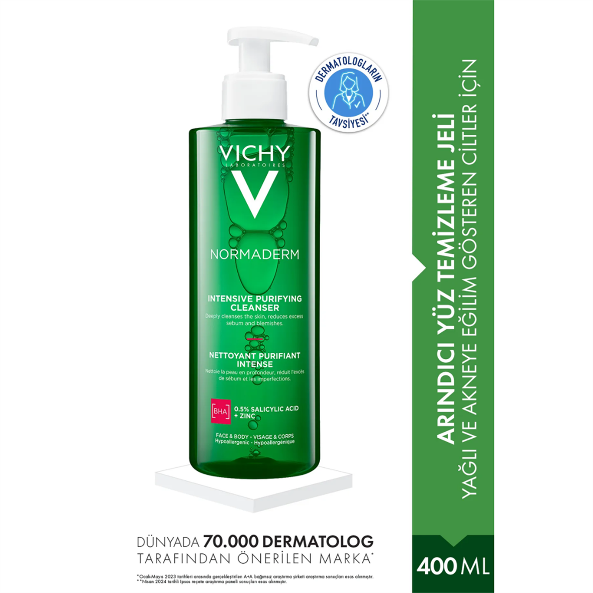 Vichy Normaderm Phytosolution Arındırıcı Jel 400 ml - Vichy