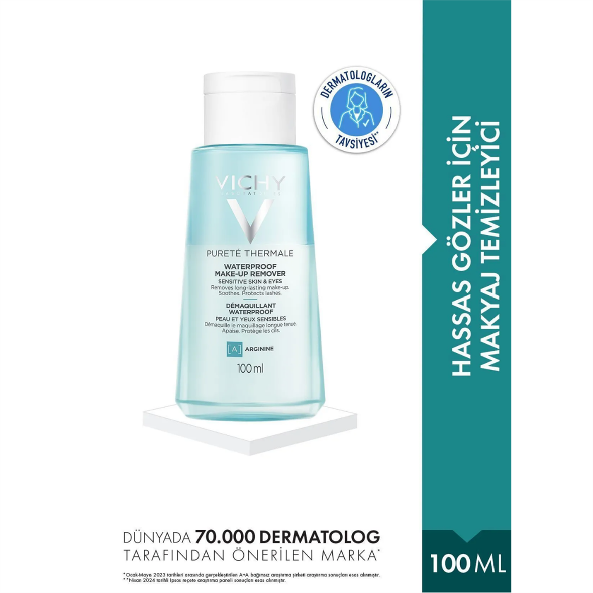 Vichy Purete Thermal Göz Makyaj Temizleyicisi 100 ml - Vichy