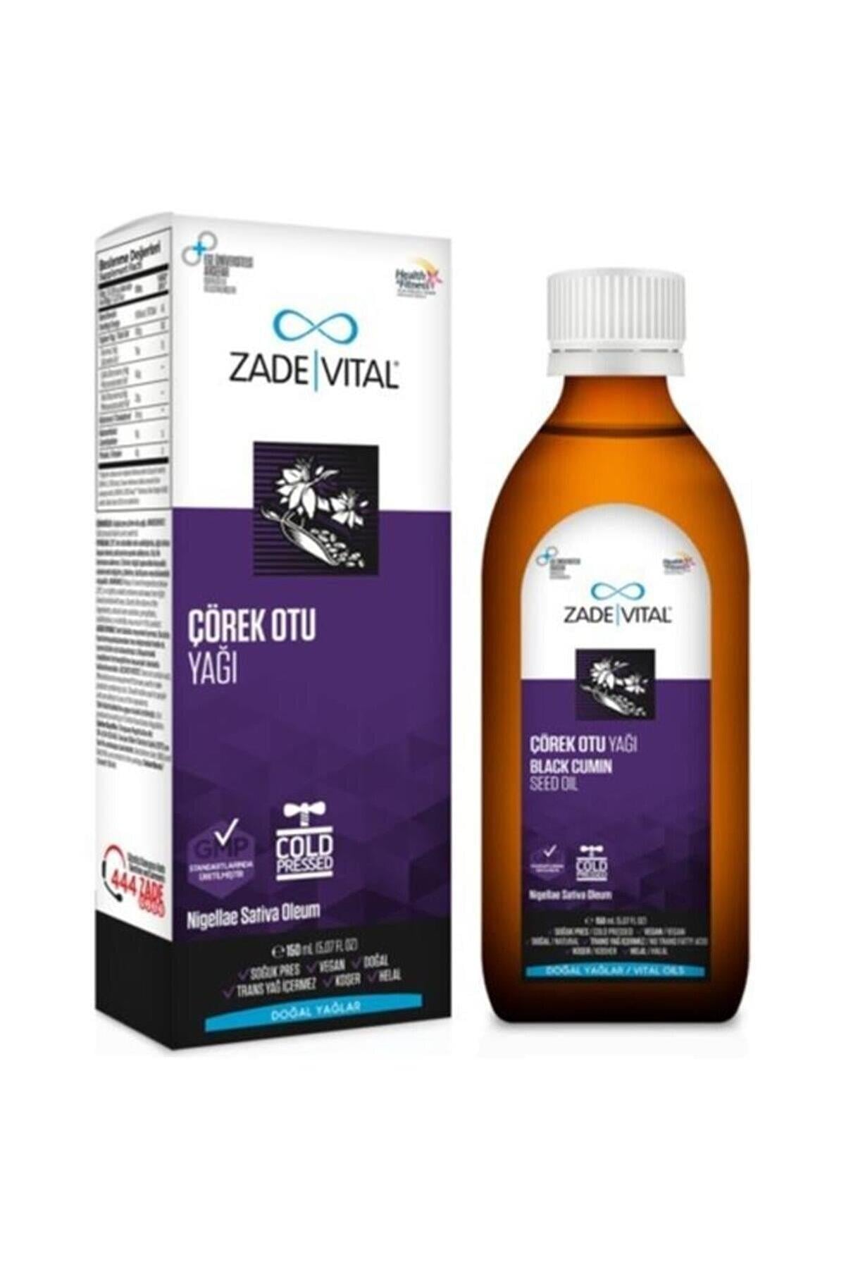 Zade Vital Çörek Otu Yağı 150 ml Sıvı Cam Şişe - Zade Vital