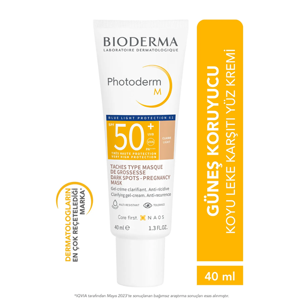 Bioderma Photoderm M Spf 50+ Jel Krem 40 Ml - Light Fiyatı | Eczasepeti