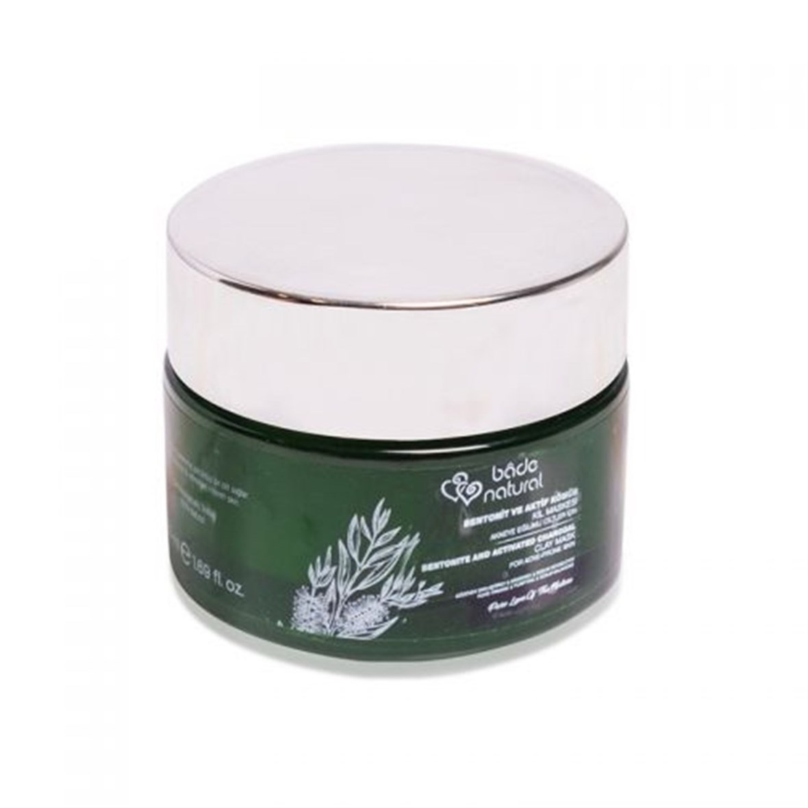 Bade Natural Bentonit ve Aktif Kömür içeren Kil Maskesi 50 ml