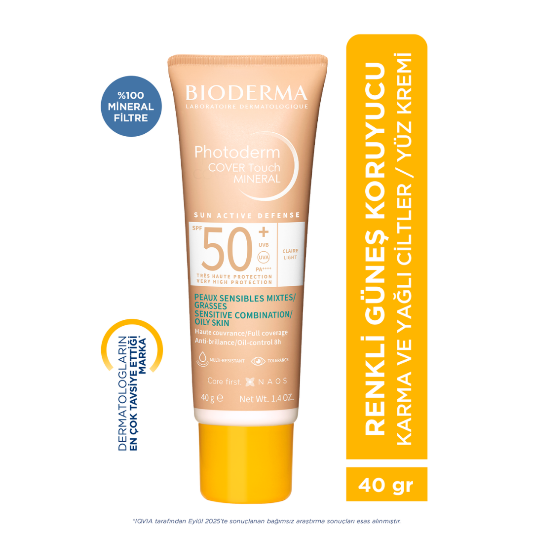 Bioderma Photoderm Cover Touch Spf50+ Light 40 Ml